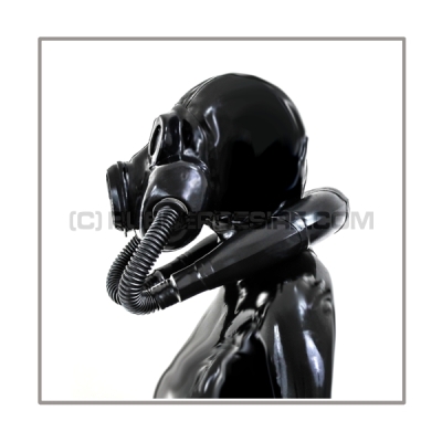 Deluxe PBF gasmask-zipperhood-system SMELLBAG-2B with neckrespirator-rubbersmell-bag-set